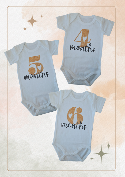 Baby Mijlpaal Rompertjes! 👶 – Nu ook per set van 3!