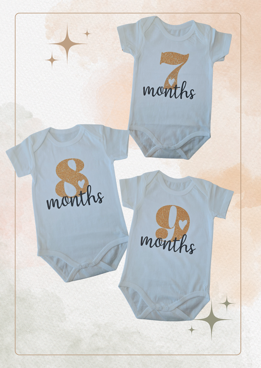 Baby Mijlpaal Rompertjes! 👶 – Nu ook per set van 3!