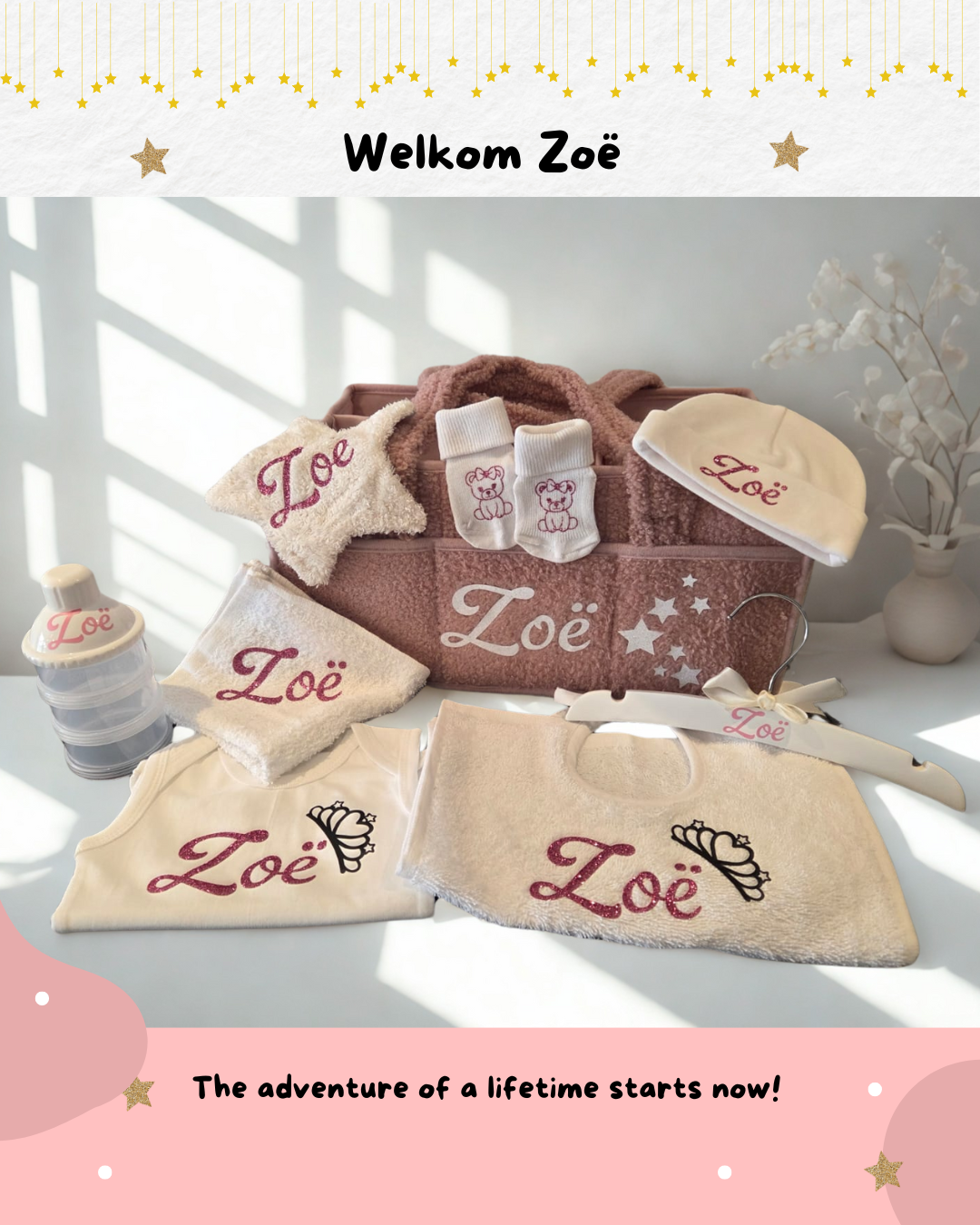 Dé cadeaubox | Perfect kraamcadeau | 9-delig